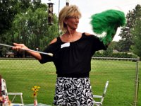 SNL 60  Georgia twirls and shakes her pom pom.